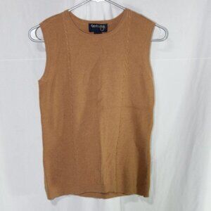 Country Shop Tan Wool Sweater Vest